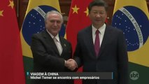 Michel Temer chega à China para reunião das 20 maiores economias do mundo