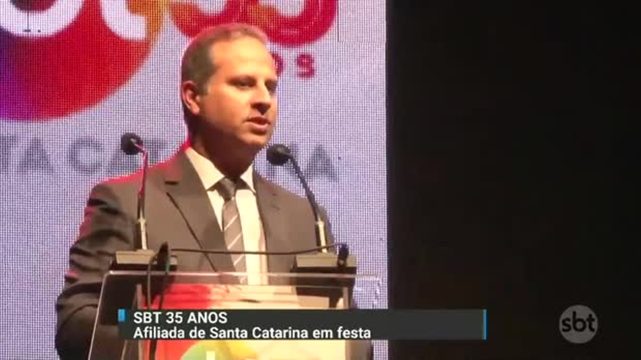 SBT Santa Catarina celebra 35 anos com festa em Florianópolis