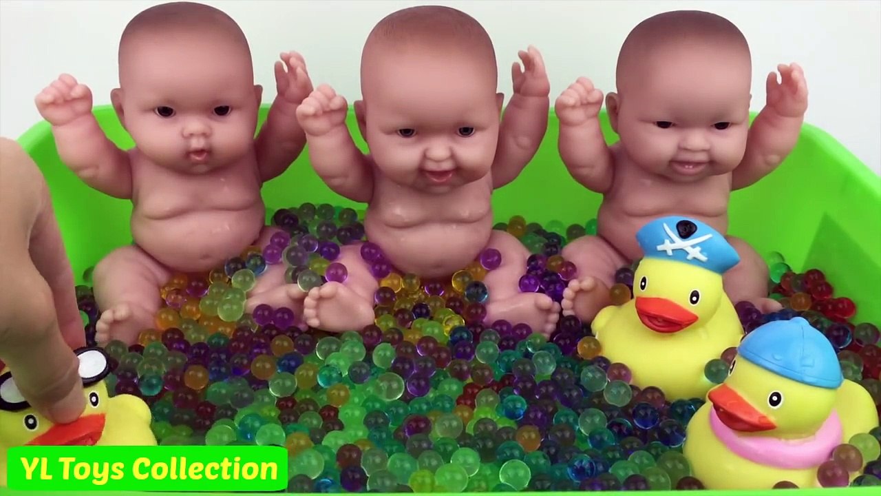 Baby Doll # 41- Baby Doll Plays Water Beads Bath Time by YL Toys Collection