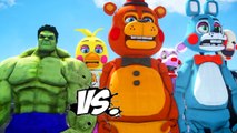 THE INCREDIBLE HULK VS FIVE NIGHTS AT FREDDY'S - GREAT BATTLE