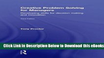 [PDF] Creative Problem Solving for Managers: Developing Skills for Decision Making and Innovation