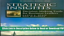 [Get] Strategic Insights: Decision Making Tools for Business Leaders Popular New