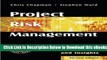 [Reads] Project Risk Management: Processes, Techniques and Insights Free Books
