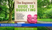 Big Deals  The Beginner s Guide to Budgeting: How to Organize Your Finances, Choose a Budgeting