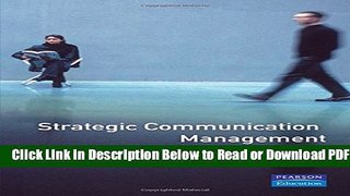 [Get] Strategic Communications Management: Making Public Relations Work (The Eiu) Free New