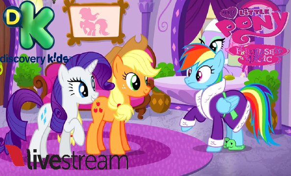 (Livestream ). My Little Pony Fim. Temporada 6 Ep 127 ''El Día Libre de Applejack'' Discovery Kids