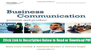 [Get] Business Communication: Process and Product Popular Online