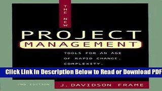 [Get] The New Project Management: Tools for an Age of Rapid Change, Complexity, and Other Business