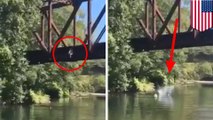 Anak dilempar dari jembatan oleh pacar ibunya - Tomonews