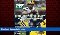 Choose Book 2015 Pro Football Focus Fantasy Draft Guide