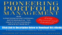 [Reads] Pioneering Portfolio Management: An Unconventional Approach to Institutional Investment