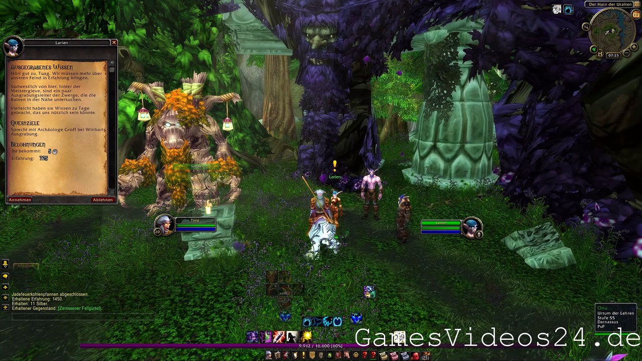 World of Warcraft Quest: Ausgegrabenes Wissen (Allianz)