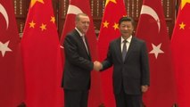 Cumhurbaşkanı Erdoğan, Çin Cumhurbaşkanı Şi ile Görüştü