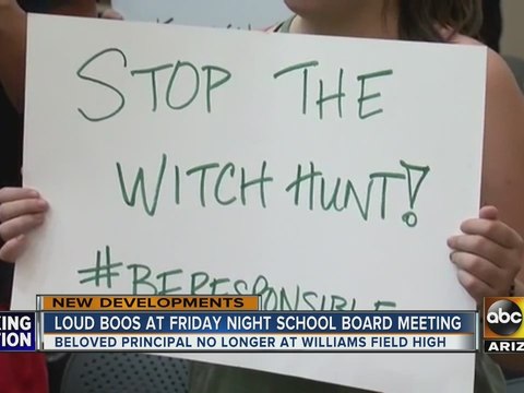 Higley Unified School District accepts resignation of Williams Field principal