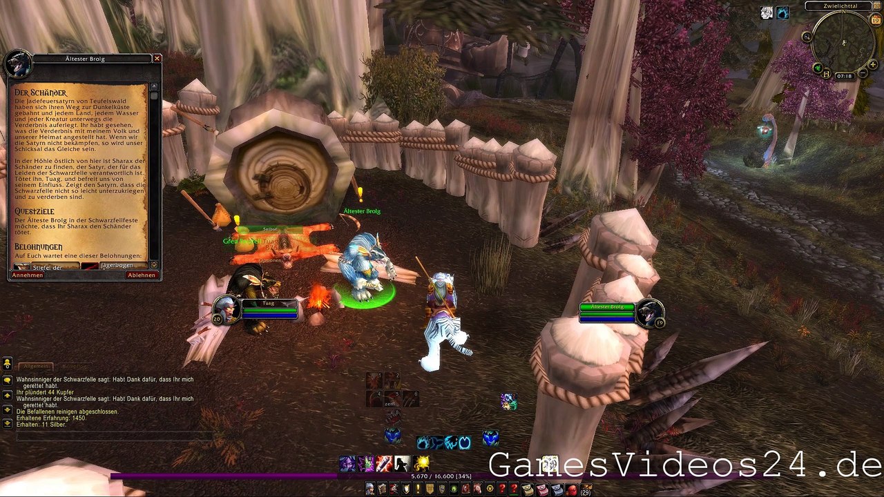 World of Warcraft Quest: Der Schänder (Allianz)