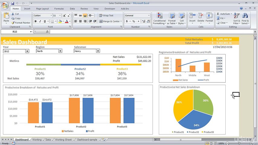 Excel Tutorials | Dashboard Designing Tutorial
