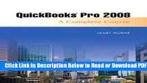 [Get] Quickbooks Pro 2008: Complete Course (9th Edition) Free New