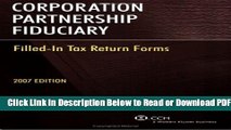 [Get] Corporation - Partnership - Fiduciary Filled-In Tax Return Forms (2007) Popular New