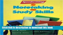 Read Speedwriting for Notetaking and Study Skills  Ebook Free