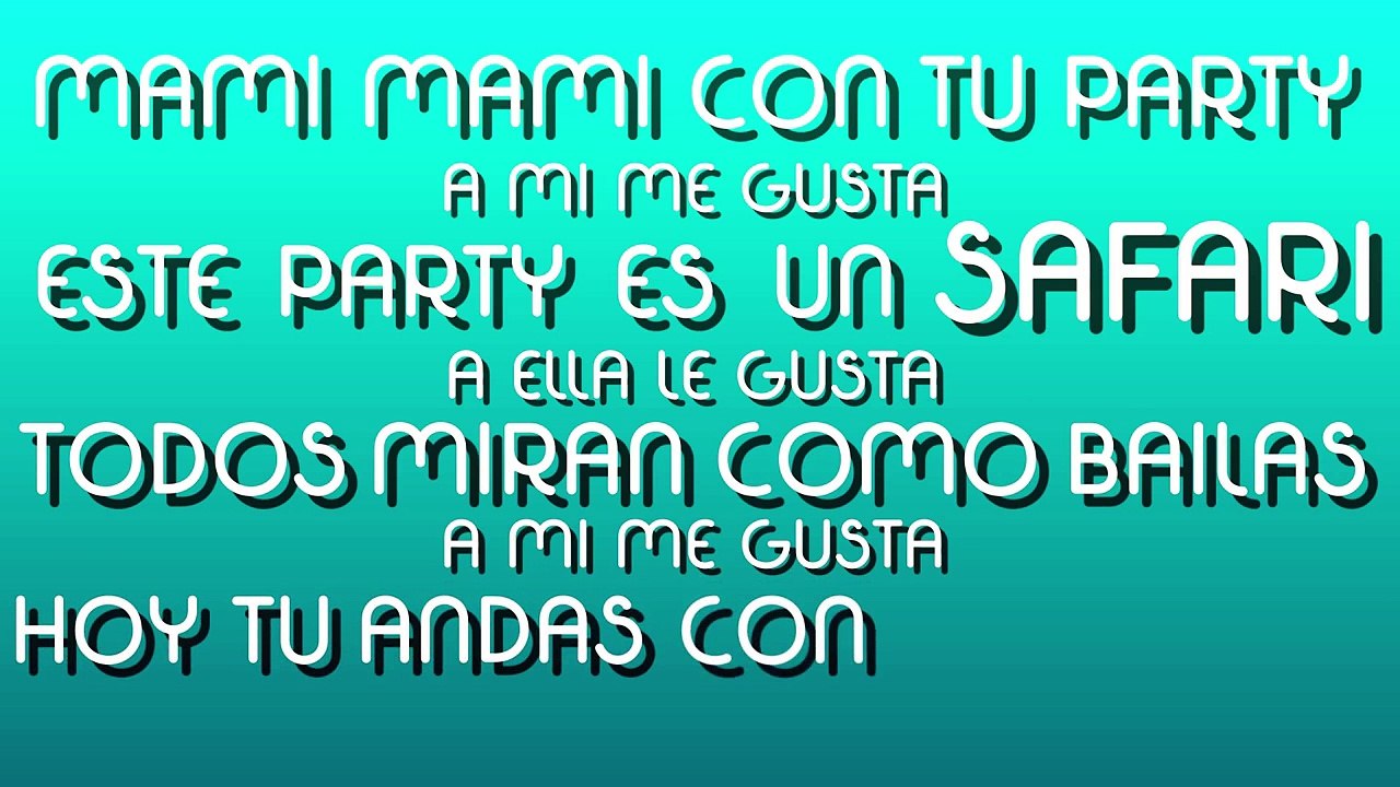 VIDEO LYRIC - SAFARI - J Balvin ft. Pharrell Williams, BIA, Sky