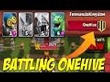 BATTLING ONEHIVE CLAN IN CLASH ROYALE | EPIC BATTLES | Arena 3 Gameplay | Clash Royale