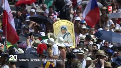 L'Église canonise Mère Teresa