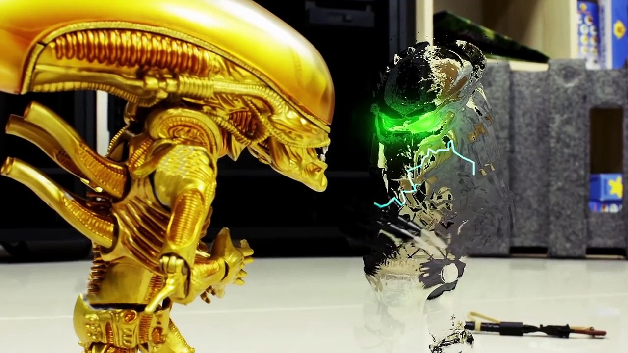 Alien VS Predator le combat en stop motion
