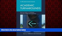 Choose Book Academic Turnarounds: Restoring Vitality to Challenged American Colleges/Universities