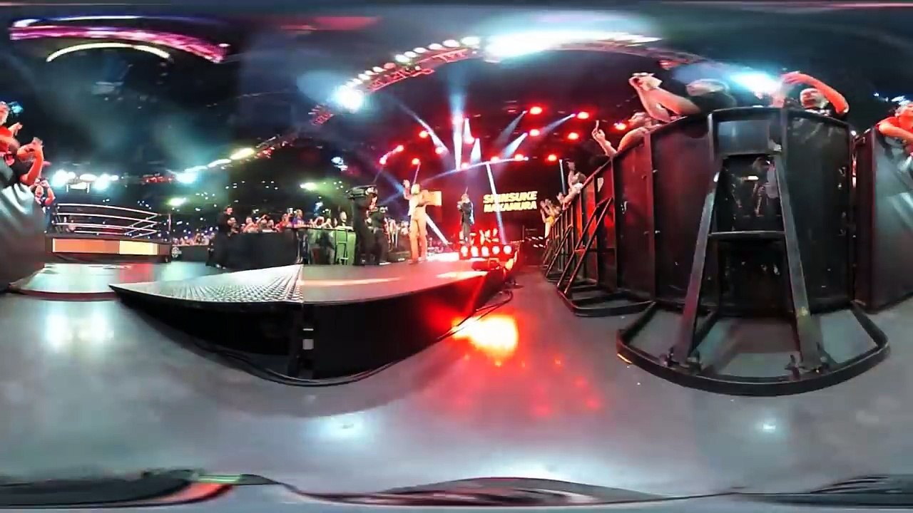 Relive Shinsuke Nakamuras NXT TakeOver Brooklyn II entrance in 360°_