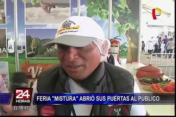 Mistura: feria gastronómica tuvo gran acogida en su primer día