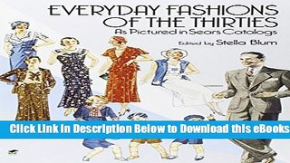 [Reads] Everyday Fashions of the Thirties As Pictured in Sears Catalogs (Dover Fashion and