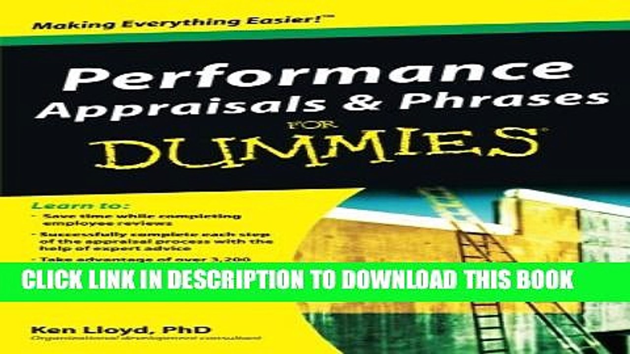 [PDF] Performance Appraisals and Phrases For Dummies Full Online