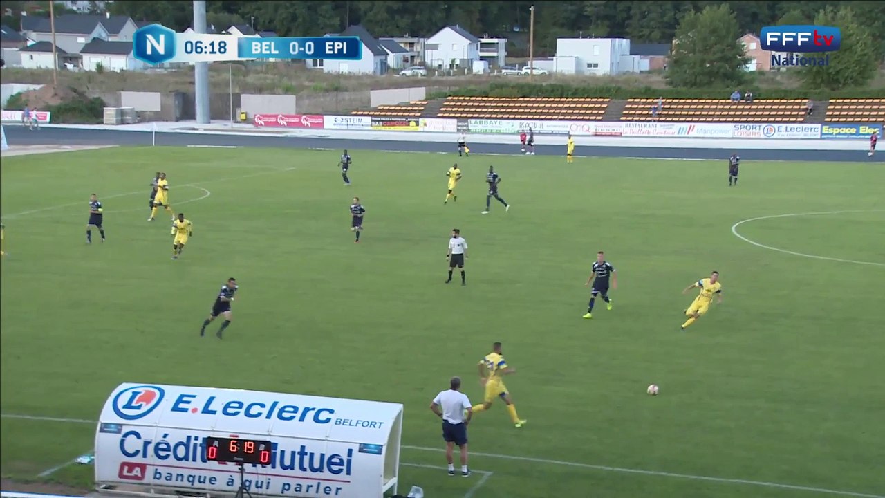 Première jolie action offensive du match!