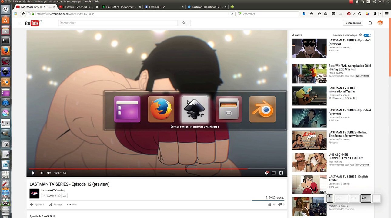 Tuto inkscape : Logo LASTMAN 1 et 2