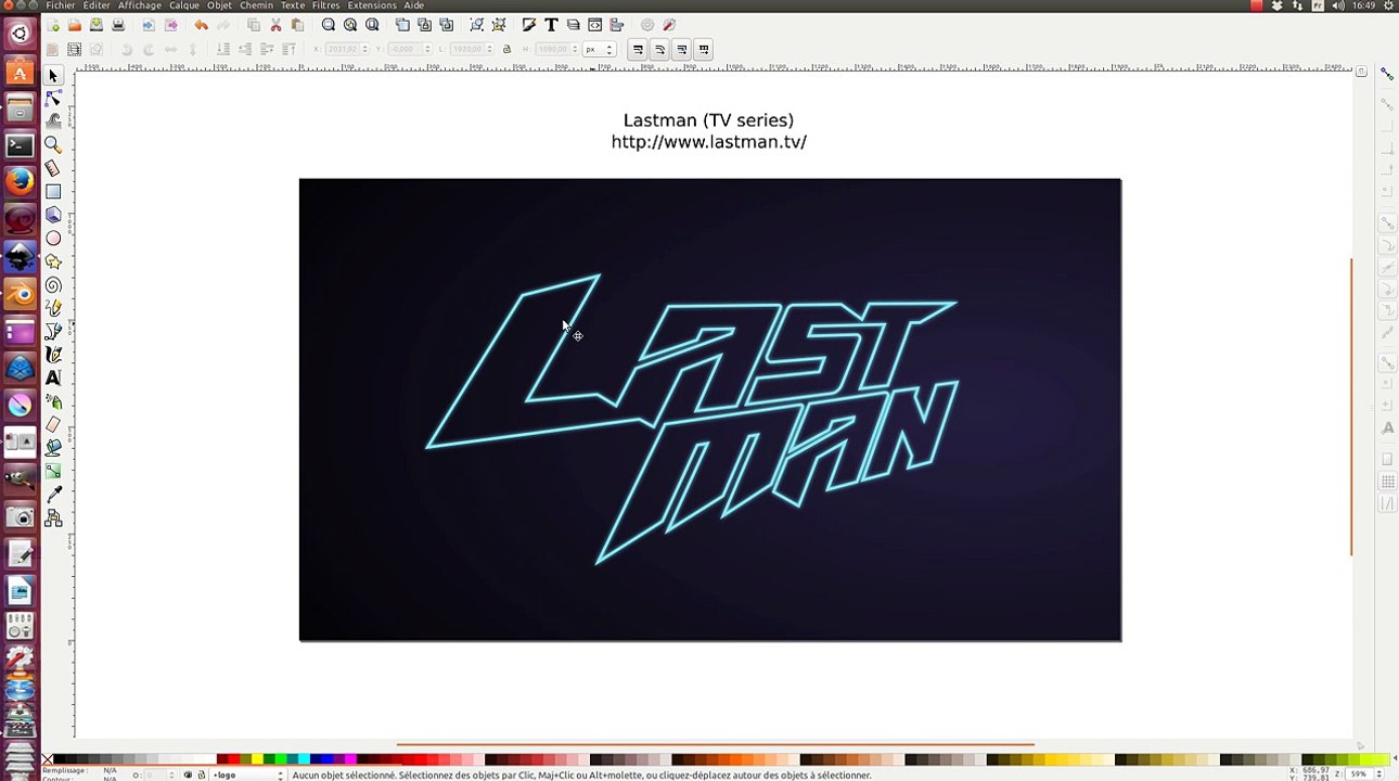 Tuto blender : Logo Lastman en 3D et animation effet Sun Beams