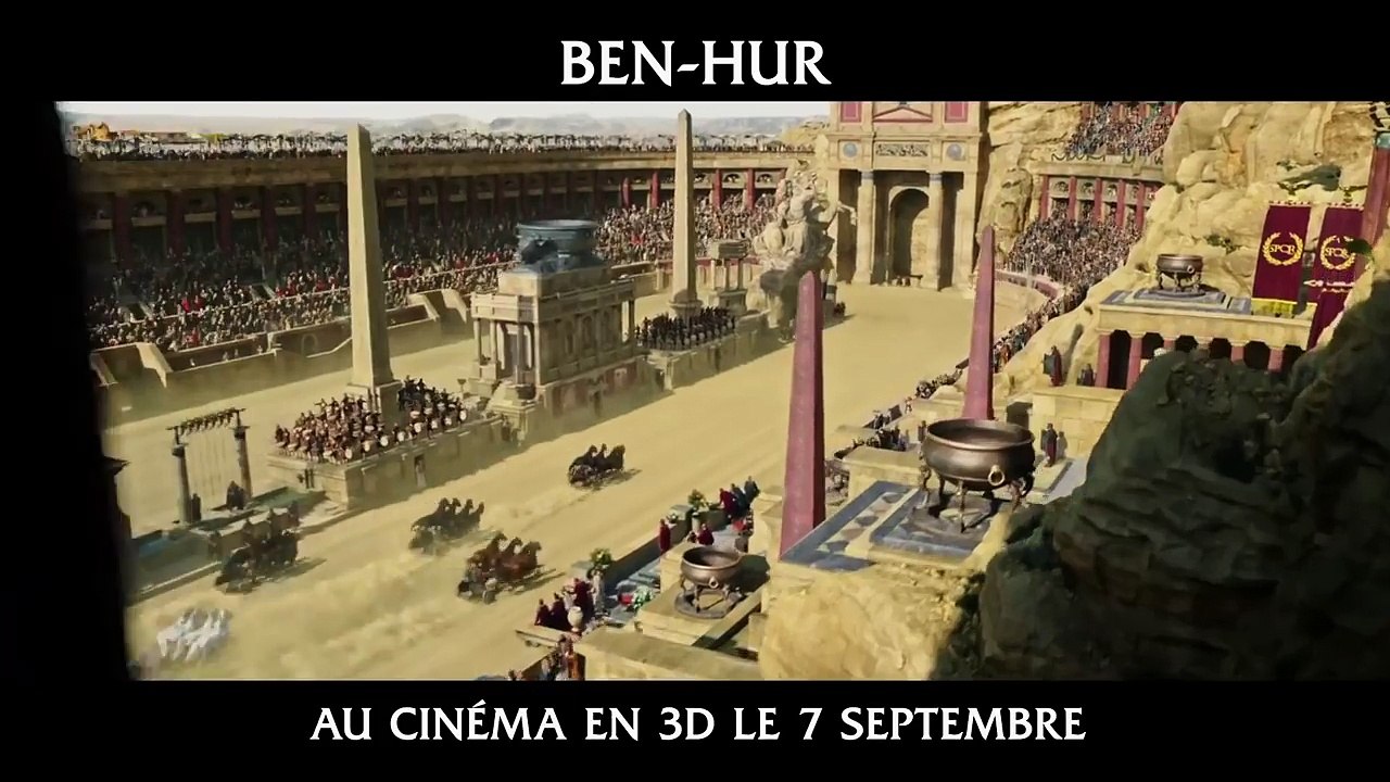 BEN HUR - "La Course de Chars" - Extrait (Morgan Freeman, Action - 2016)