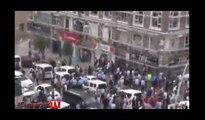 Erzurum'daki sokak kavgası kamerada: 100 kişi birbirine girdi