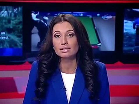 Ведущая новостей показала класс