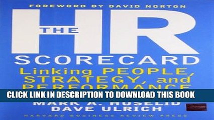 [PDF] The HR Scorecard: Linking People, Strategy, and Performance Popular Collection
