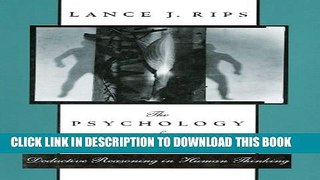 [PDF] The Psychology of Proof: Deductive Reasoning in Human Thinking Popular Online