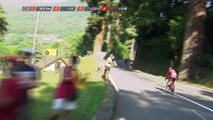 Yates trepando Aubisque / Yates starts climbing Aubisque - Etapa 14 - La Vuelta a España 2016