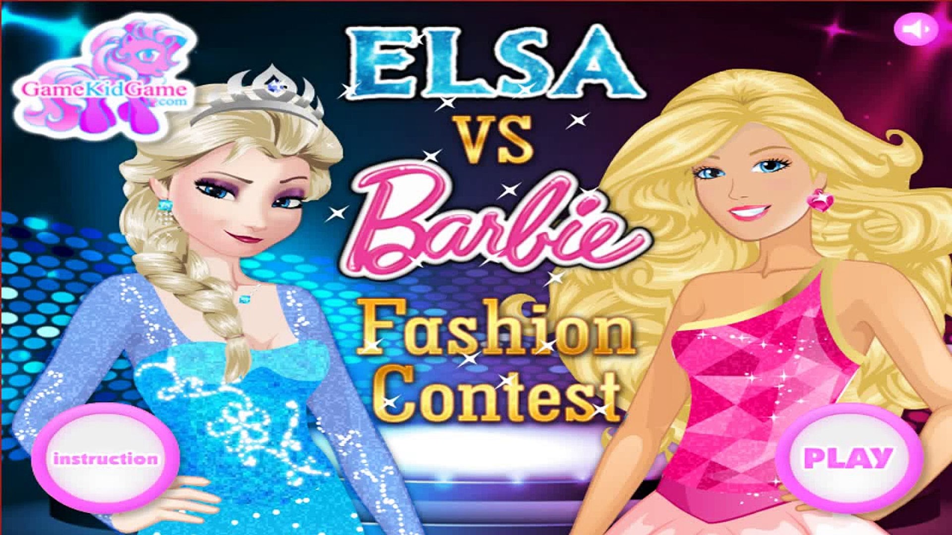 Elsa vs Barbie Fashion Contest - Juegos de Vestir - kids games -  Dailymotion Video