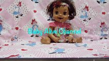 BABY ALIVE Learns to Potty Doll Katie reveals her 3 kittys names! Doll stop motion video!