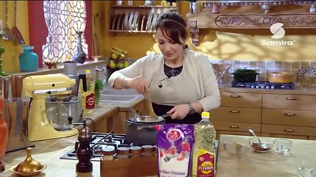 Samira TV صنع مثلجات في البيت ice cream مع الشاف شهرزاد