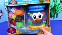 LEARN COLORS Fun Fish Bowl Surprise Toys ❤ Preschool & Toddler Learning Toy   Nemo and Dory