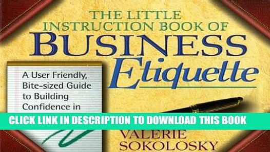 business etiquette pdf download