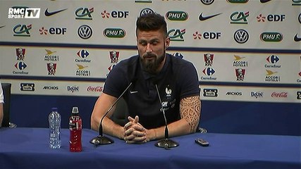 Giroud : "Se qualifier pour un Mondial n'est jamais évident"