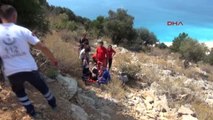 Fethiye Paraşütü Ağaca Takılınca Kayalıklara Çarptı