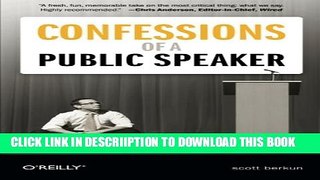 [PDF] Confessions of a Public Speaker (English and English Edition) Popular Online