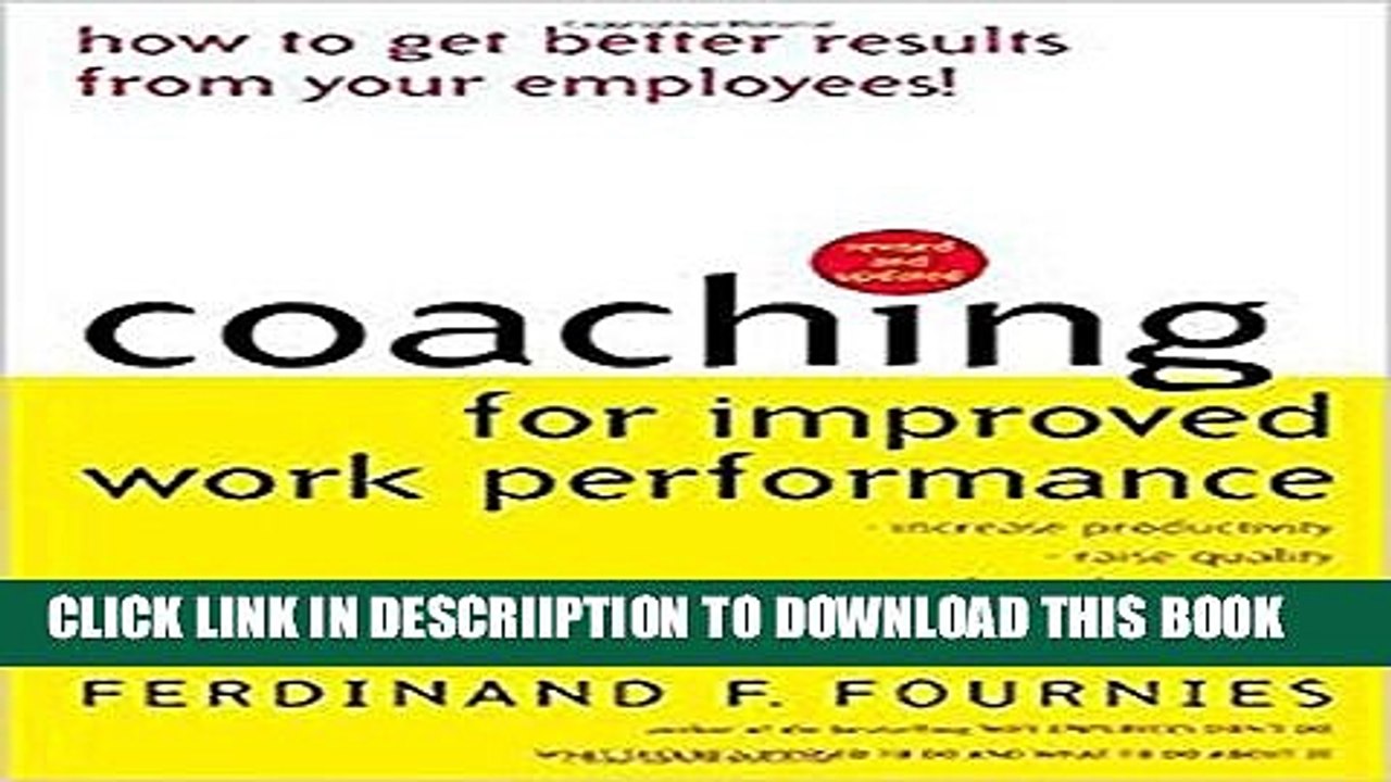 [PDF] Coaching for Improved Work Performance, Revised Edition Full Colection